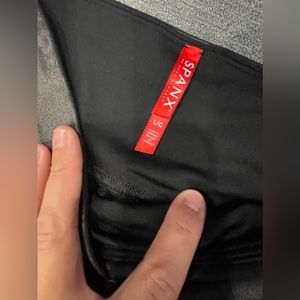 Spanx Faux Leather Moto Leggings